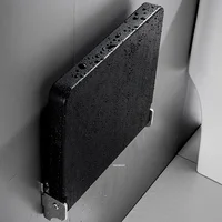 Non-slip Bath Chair Bathroom Wall-mounted Shower Seats Light Luxury Foldable Soft Stool Black Shower Seat Home Porch Shoe Stool 1