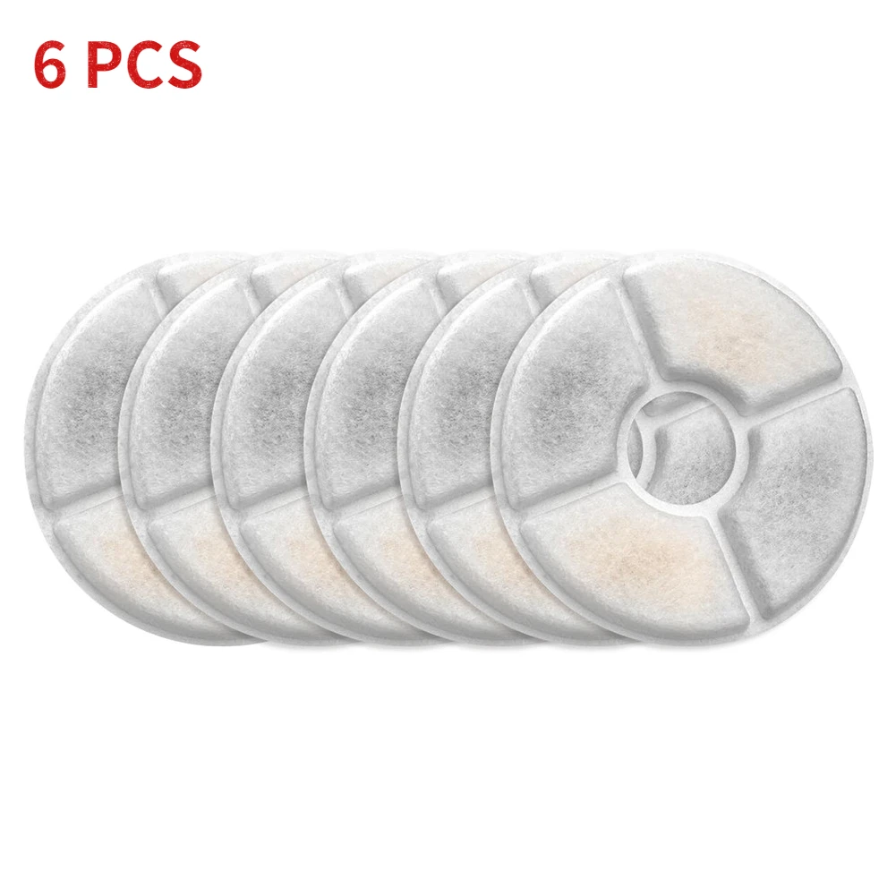 Pet Fountain Replacement Filters & Pre-Filter Sponges - 4/8/12-Pack