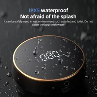 เครื่องเครื่องจ่ายสบู่เหลวด้วยมือแบบอัตโนมัติสัมผัสไม่เจาะ300มล. ปรับได้3ระดับสำหรับห้องน้ำห้องครัวซักรีด 2