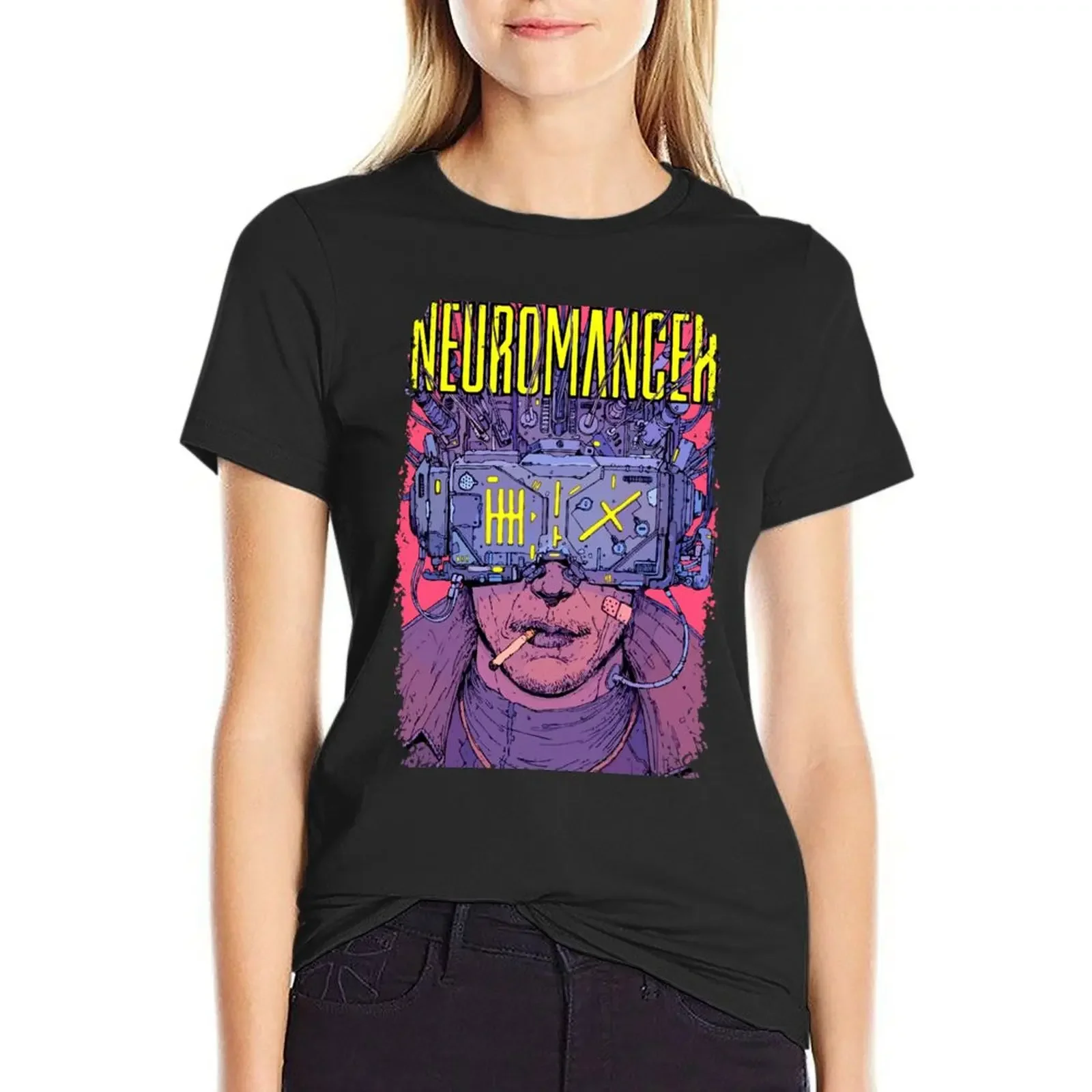 

Neuromancer T-Shirt kawaii clothes oversized funny summer clothes designer clothes Women luxury
