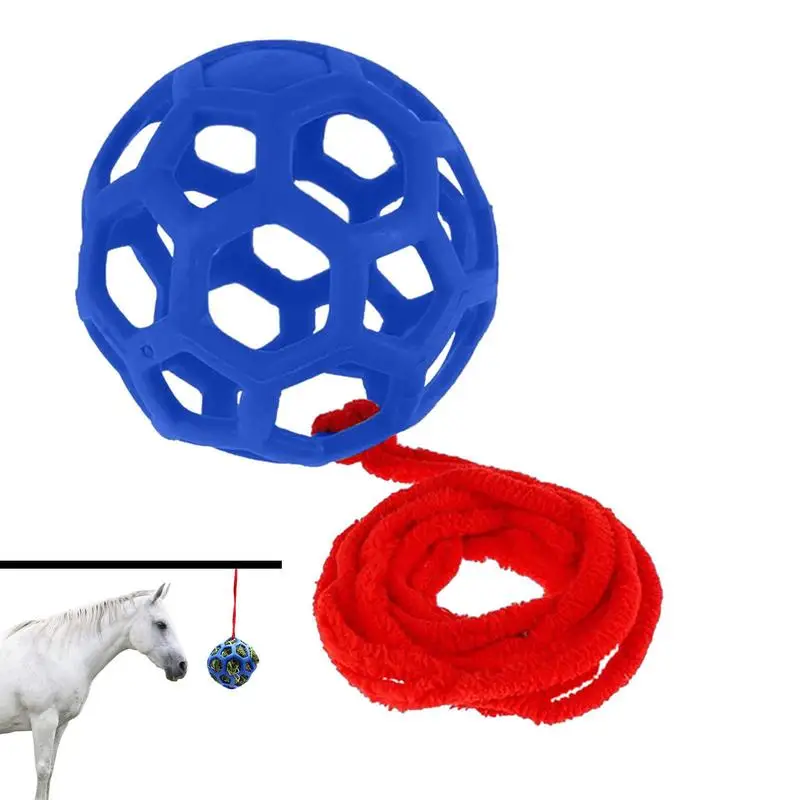 Horse Ball Treat Toy Goats Feeder Ball Alimentazione Lenta Mangiatoia Per Fieno Giocattolo Giocattoli Per Capre E Giocattoli Per La Noia Del Cavallo A