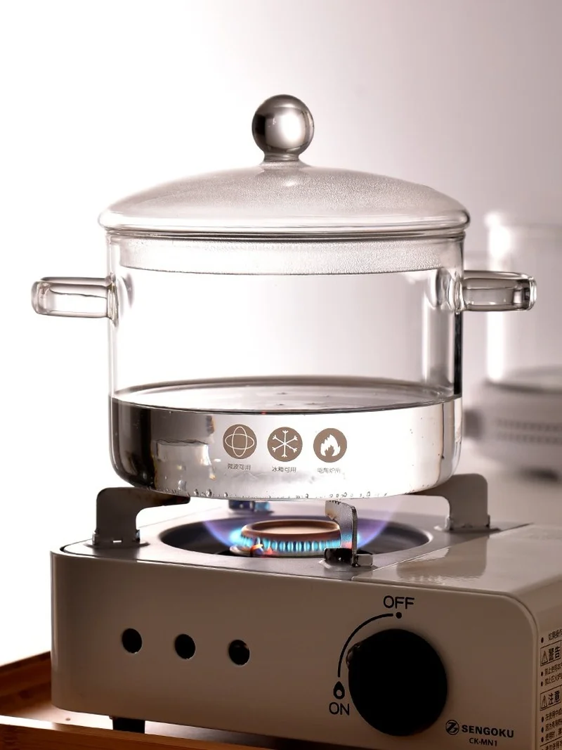 Borosilicate Glass Pot Open Fire Stew Pot Thickened Visions Cookware
