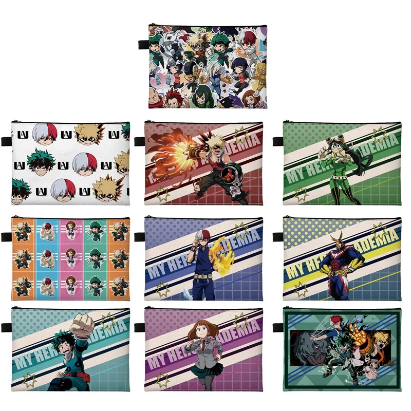 Anime My Hero Academia Pencil Case Oxford Cloth Animation Figures