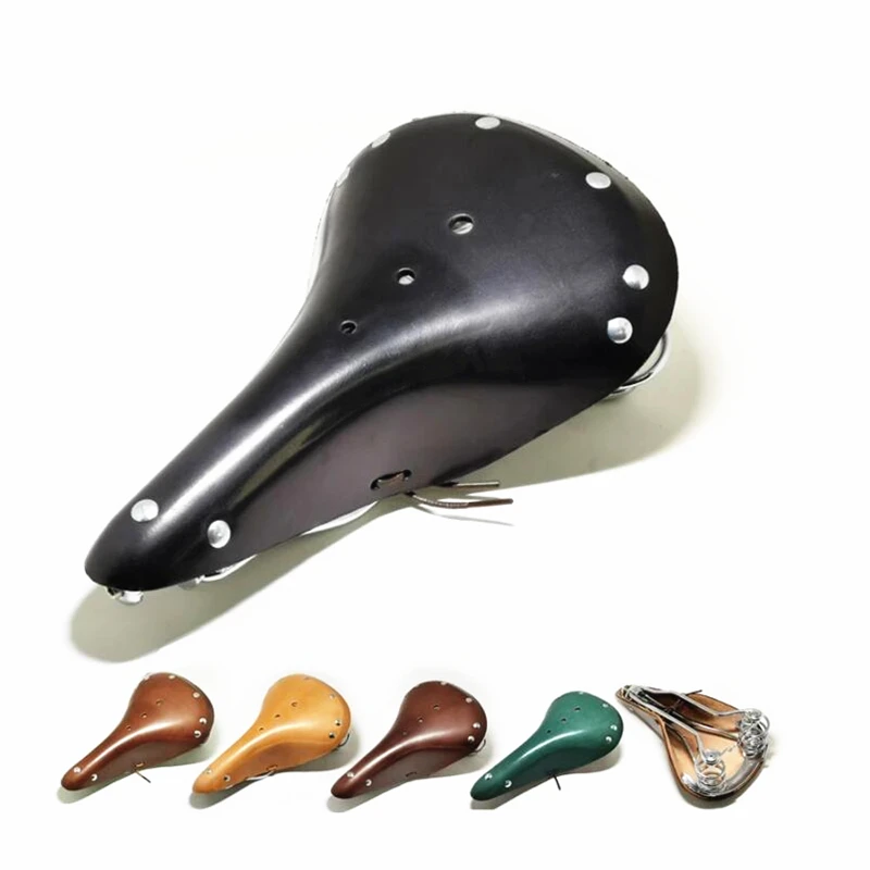 Selle de vélo vintage NEUF espagnole Arius Gran Carrera cuir