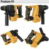 Brushless Electric Cordless Rotary Hammer Drill Dual Functionality Rechargeable Hammer 26mm Impact Drilll For Dewalt 18V Battery 2
