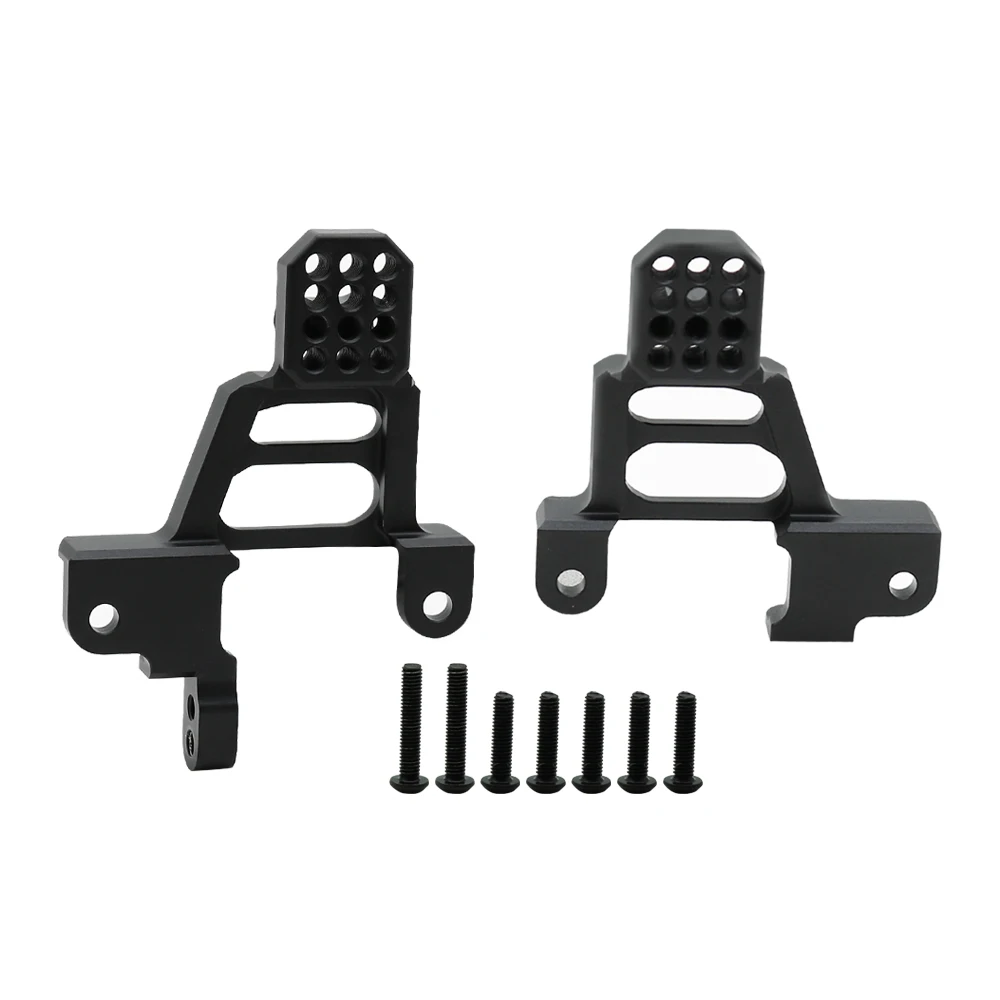 CNC-Aluminiumlegierung vordere und hintere Stoßdämpferhalterung für 1/10 Rc Crawler Trx-4 Bronco K5 G500 Defender Trx4 Upgrade Teil – Detail 7