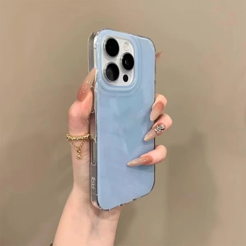 Fashion Candy Shockproof Silicone Bumper Phone Case For iPhone 17