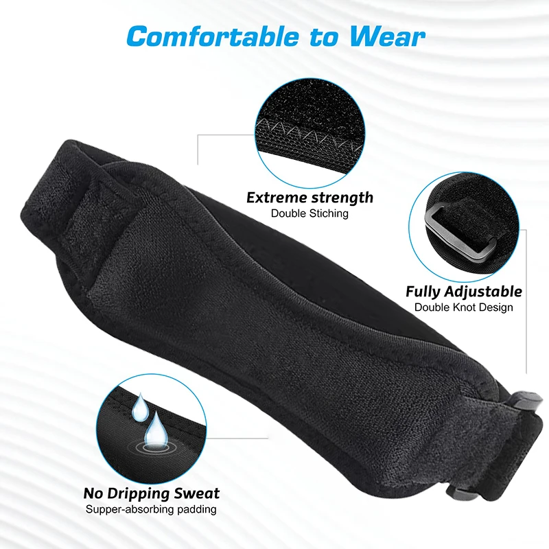 Adjustable Knee Pad Knee Pain Relief Patella Stabilizer Brace Support For Hiking Soccer Basketball Running Sport 1PCS