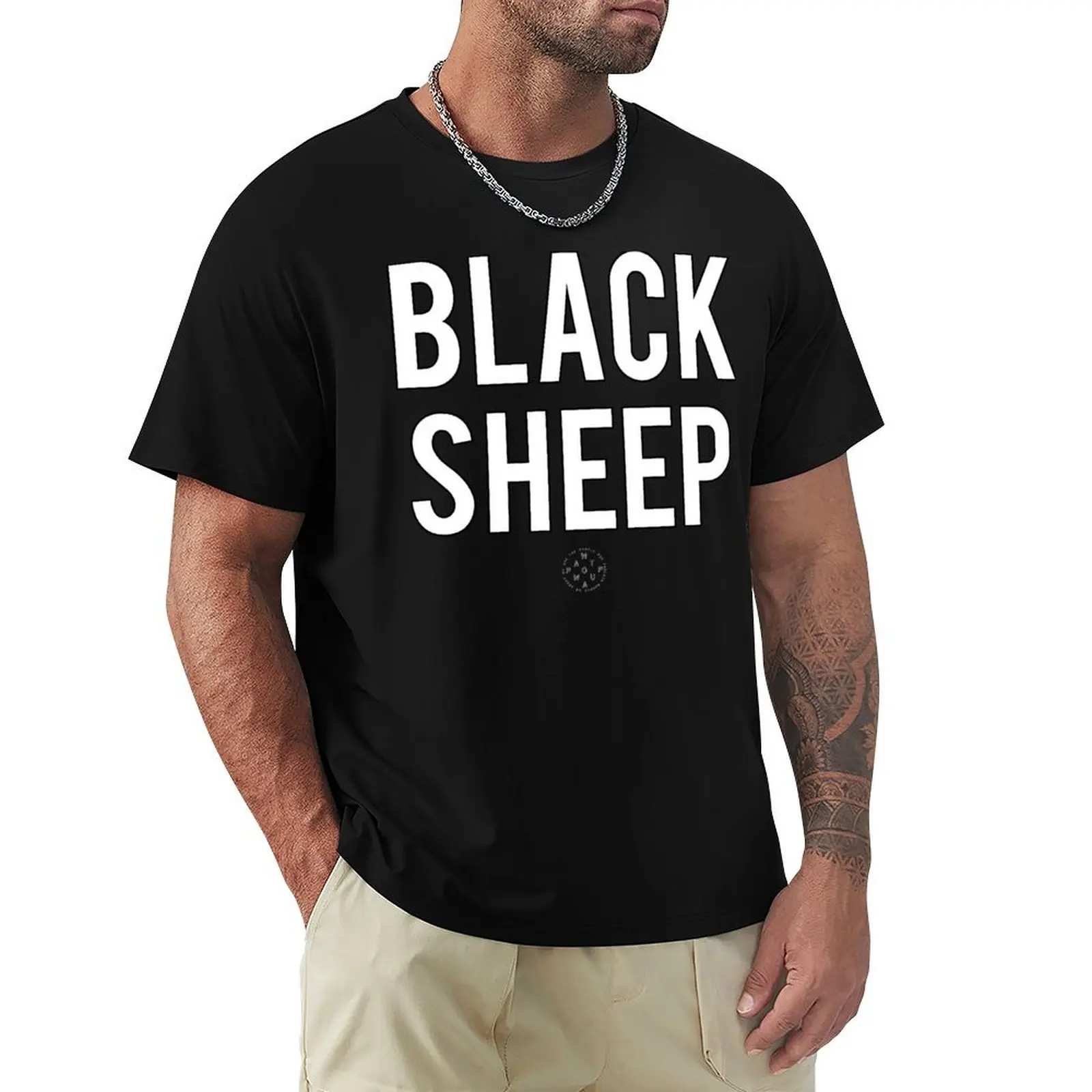 

BLACK SHEEP T-Shirt oversizeds graphics fitted t shirts for men