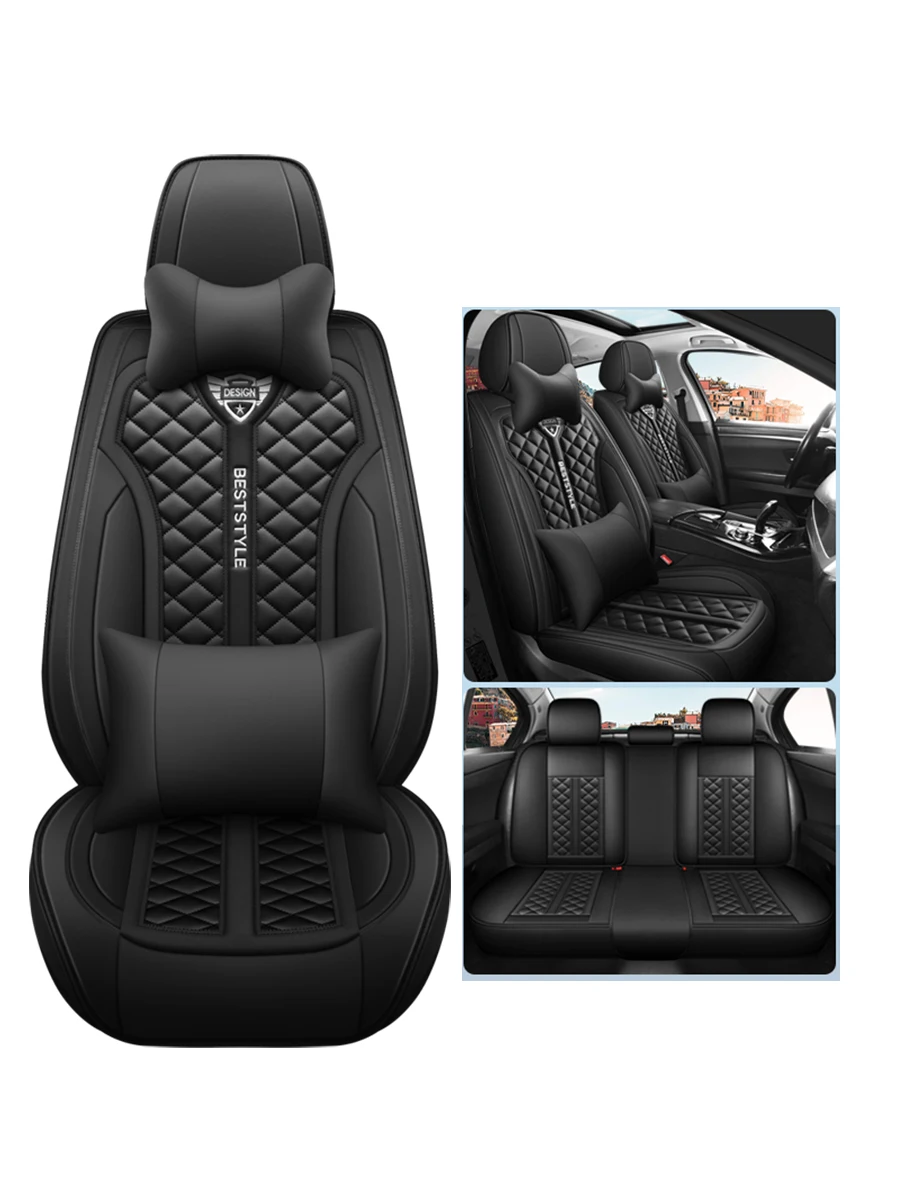 Chifeng Autostoelhoezen auto voorstoel 2 stuks set, autostoelhoezen