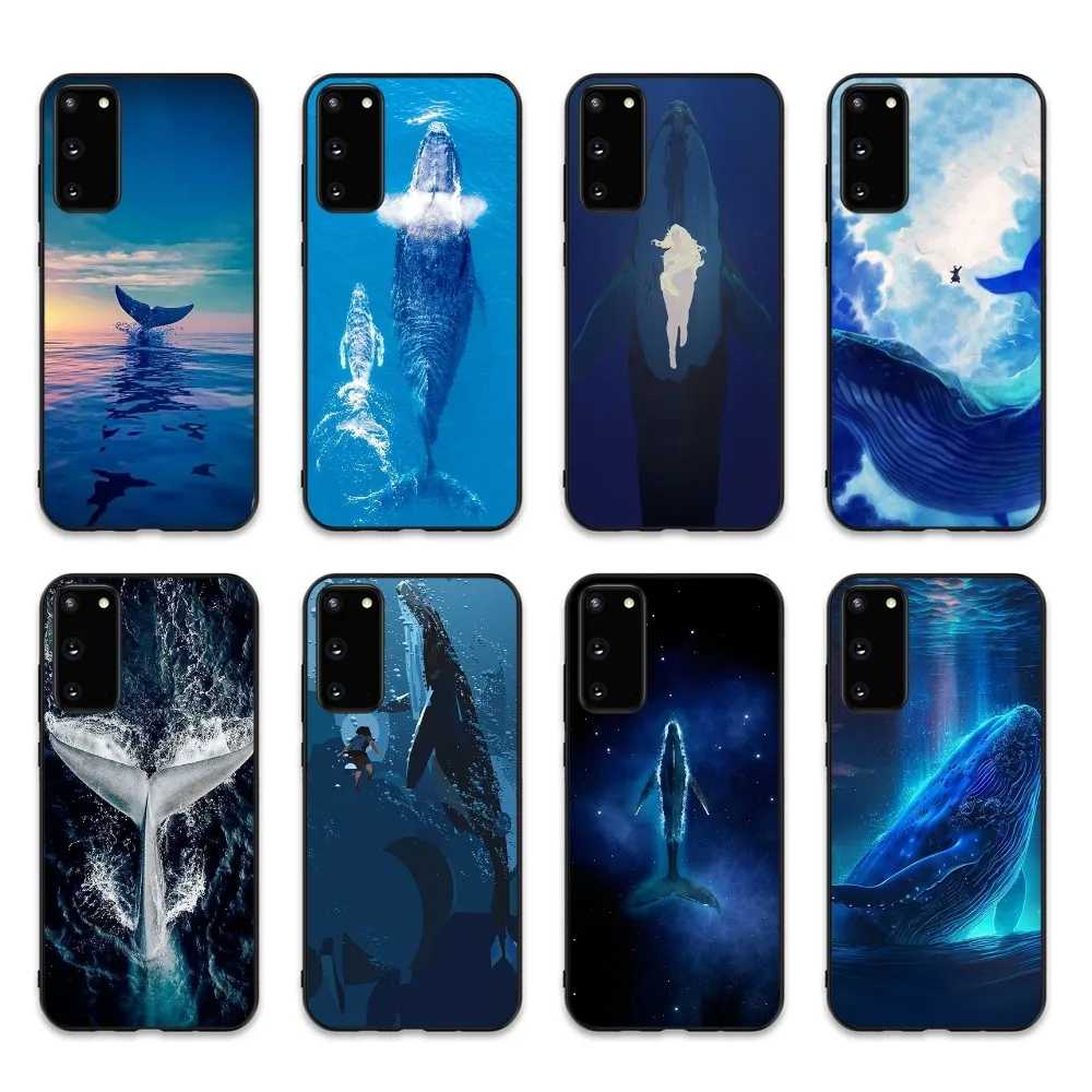 Custodia Per Telefono Whale Fish Per Samsung S 20 21 22 23 Plus Ultra Per Redmi Note 8 9 10 11 Per Huawei Y 5 6 9