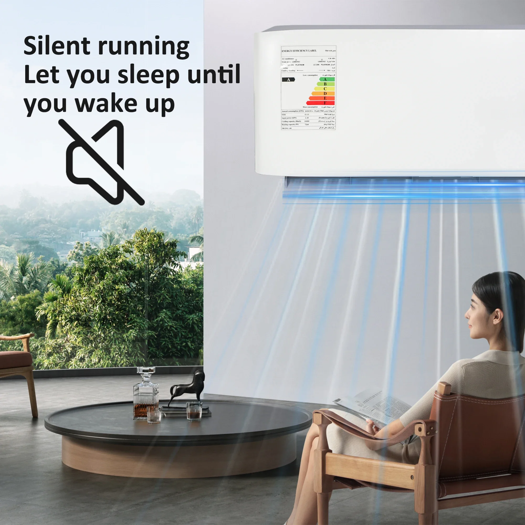 110V 60HZ 24000BTU Tropical Air Conditioner Wall Mounted Refrigeration Air Conditioner South America Air Conditioner 2