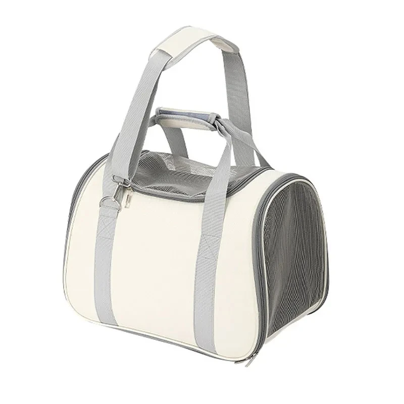 Luxurious Pet Outdoor Carrying Handbag Cat Dog Breathable Mesh Bag Foldable  Crossbody Bag Travel Backpack - AliExpress