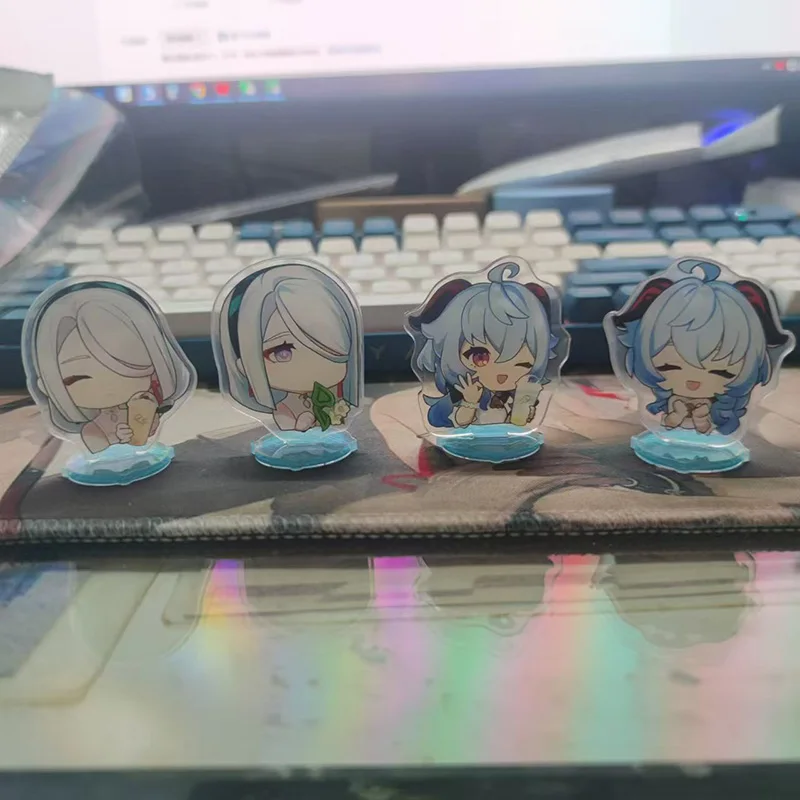 Genshin Impact Heytea Acrylic Stand – Ganyu & Shenhe Collectible Plate