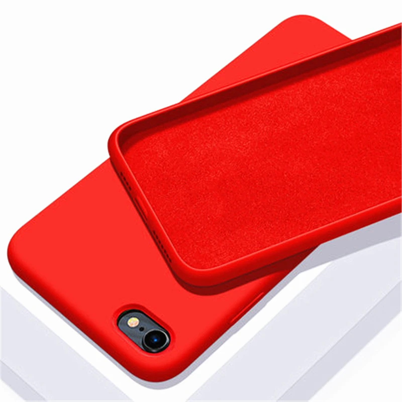 Liquid Silicone Soft TPU Back Bumper Case - Original Protective Cover