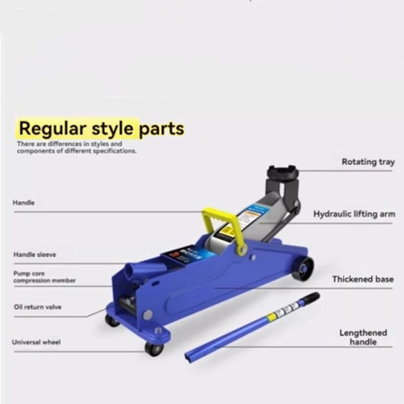 1.5 Ton/2 Ton Horizontal Hydraulic Jack for Car Vehicle Jack for Van Off-road Vehicle SUV Lifting Tool for Auto Repair 4