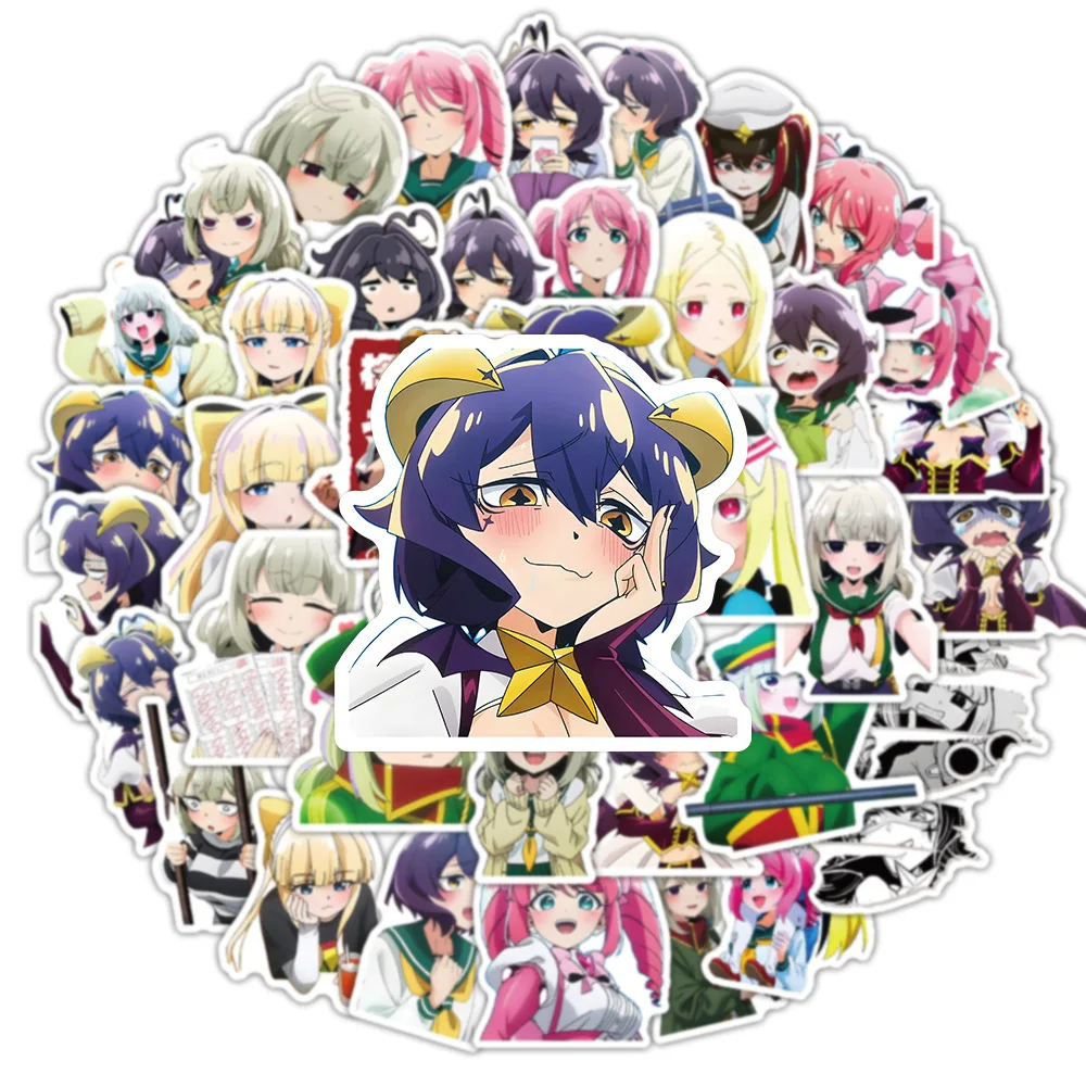 10/50PCS Gushing over Magical Girls Aufkleber Anime Aufkleber Scrapbook Gepäck Laptop Gitarre Auto Fahrrad Skateboard Cartoon Aufkleber