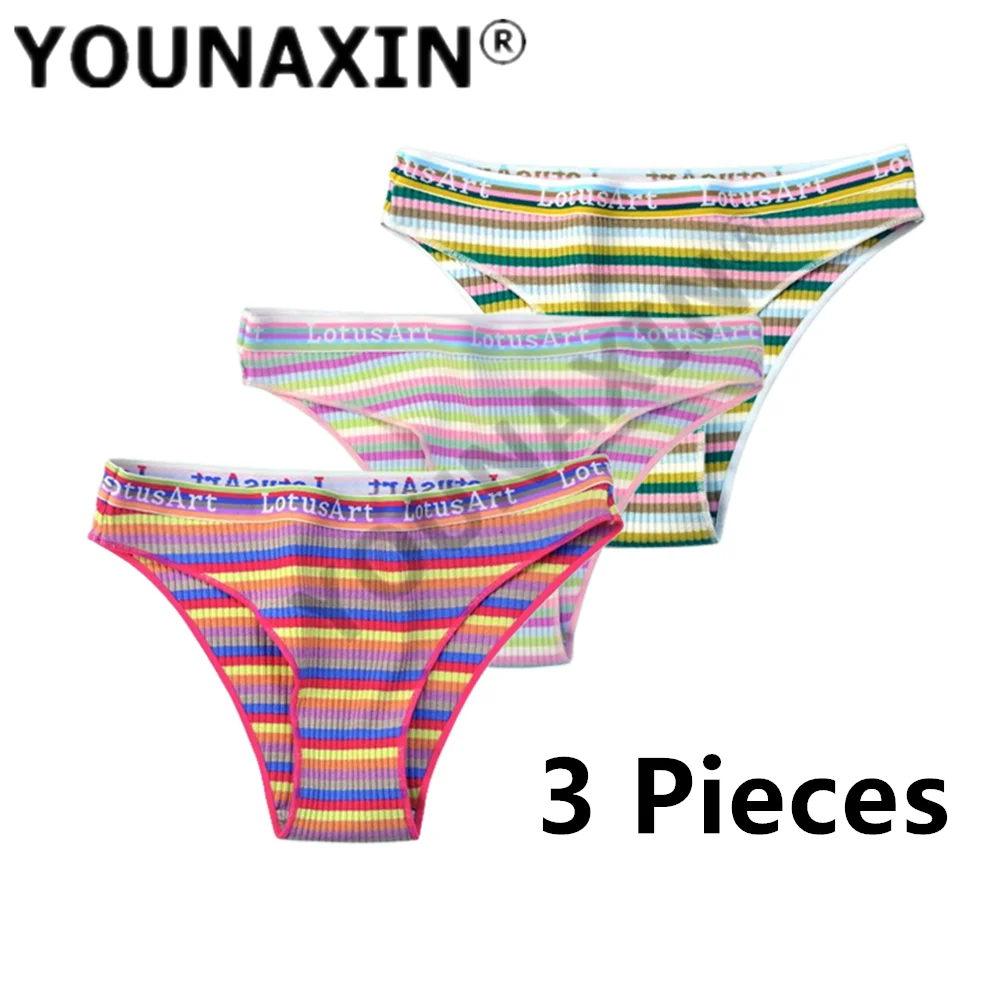 

3 шт./лот, женское хлопковое нижнее белье, трусы, нижнее белье с низкой посадкой, сексуальное спортивное нижнее белье для девочек, трусики, нижнее белье M, L, XL, 2XL
