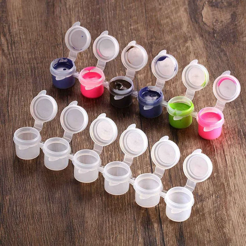 150 Strips Empty Paint Pots 5 Ml Paint Pots Strips Storage Containers  Painting Arts Crafts Supplies, 900 Pots In Total - AliExpress