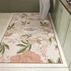 Kitchen Floor Mat Large Size Waterproof Pvc Carpet Leather Oil-proof Non-slip Foot Mats Flower Carpets Home Decoration Rug 주방 카펫 3