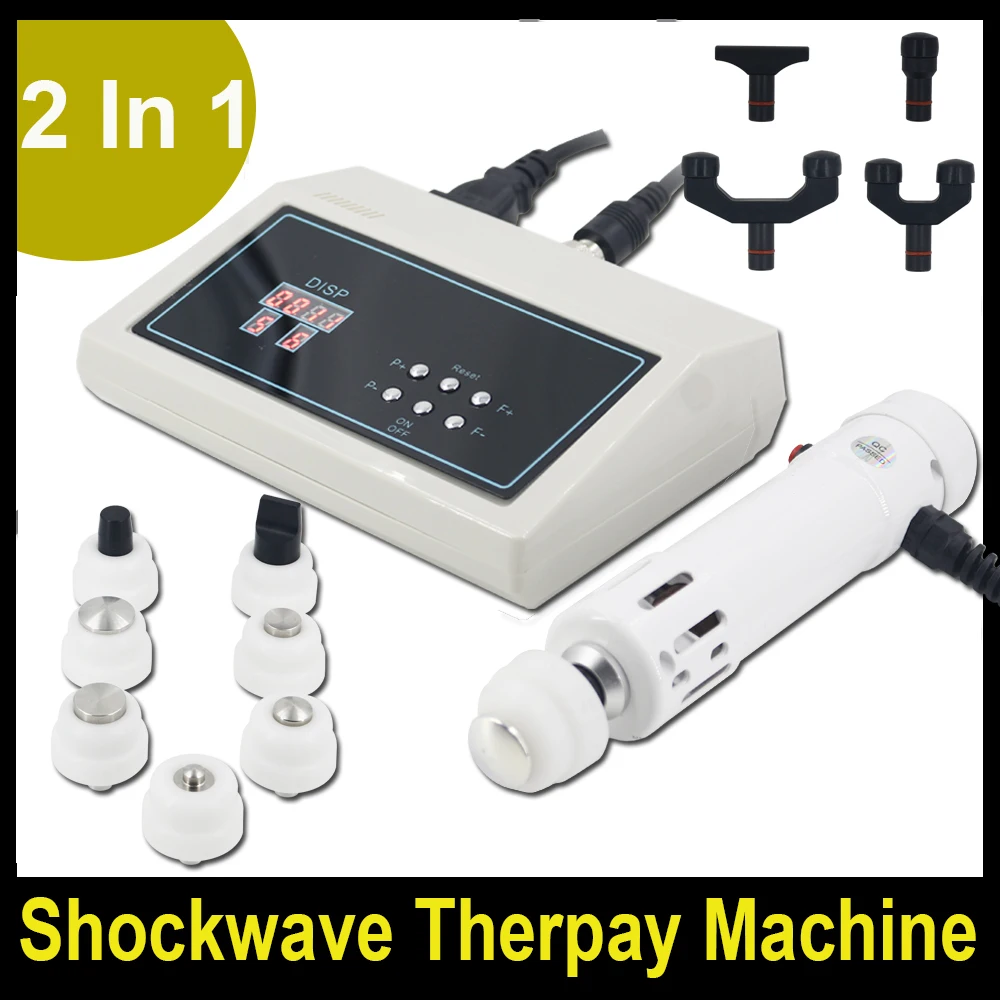 

New Shockwave Therapy Machine Effective Neck Pain Relief Sport Injury ED Treatment Physiotherapy Body Massage Health Care