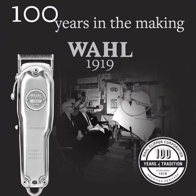 Wahl 전문 이발사용 무선 1919 클리퍼, 메탈 에디션, 5 스타 시리즈, 100 ..
