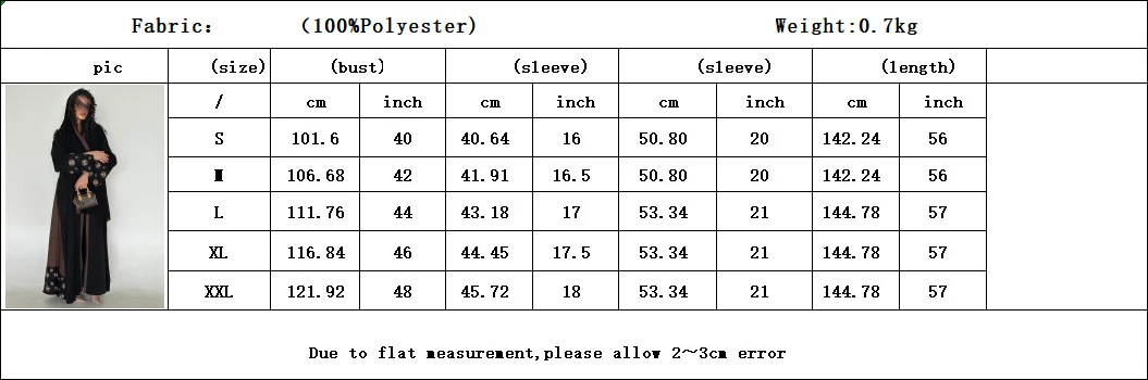 Image of Ramadan Eid Muslim Women Embroidery Maxi Dress Dubai Open Abaya Turkey Kaftan Kebaya Caftan Marocain Femme Robe Kimono Jalabiya