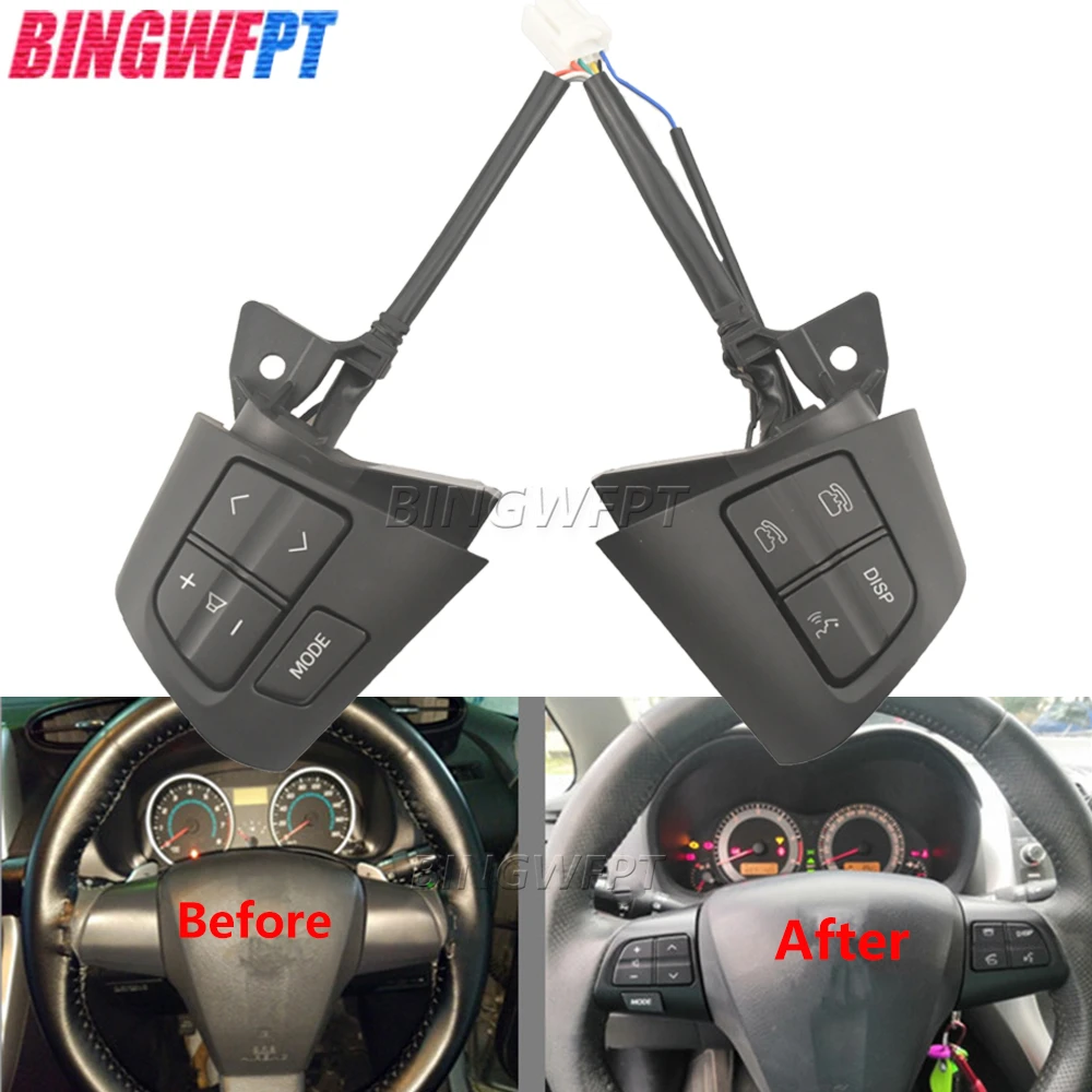 Multifunction Steering Wheel Switches Buttons For Toyota RAV4 2.4AT For TOYOTA 2011 2012 2.4AT