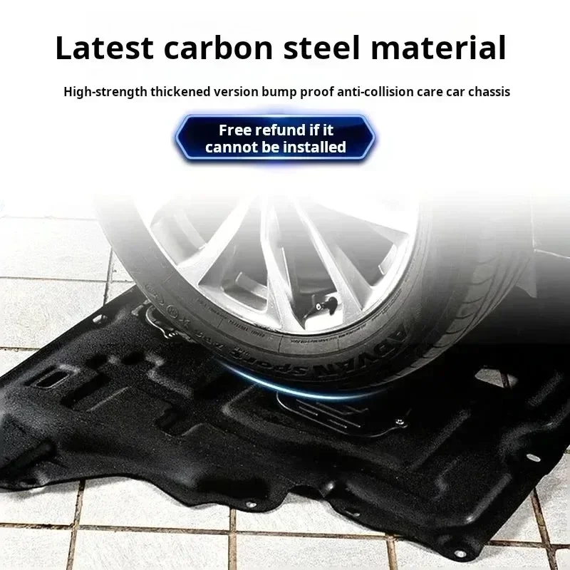 Car Accessories Black Under Engine Guard Mudguard Board Splash