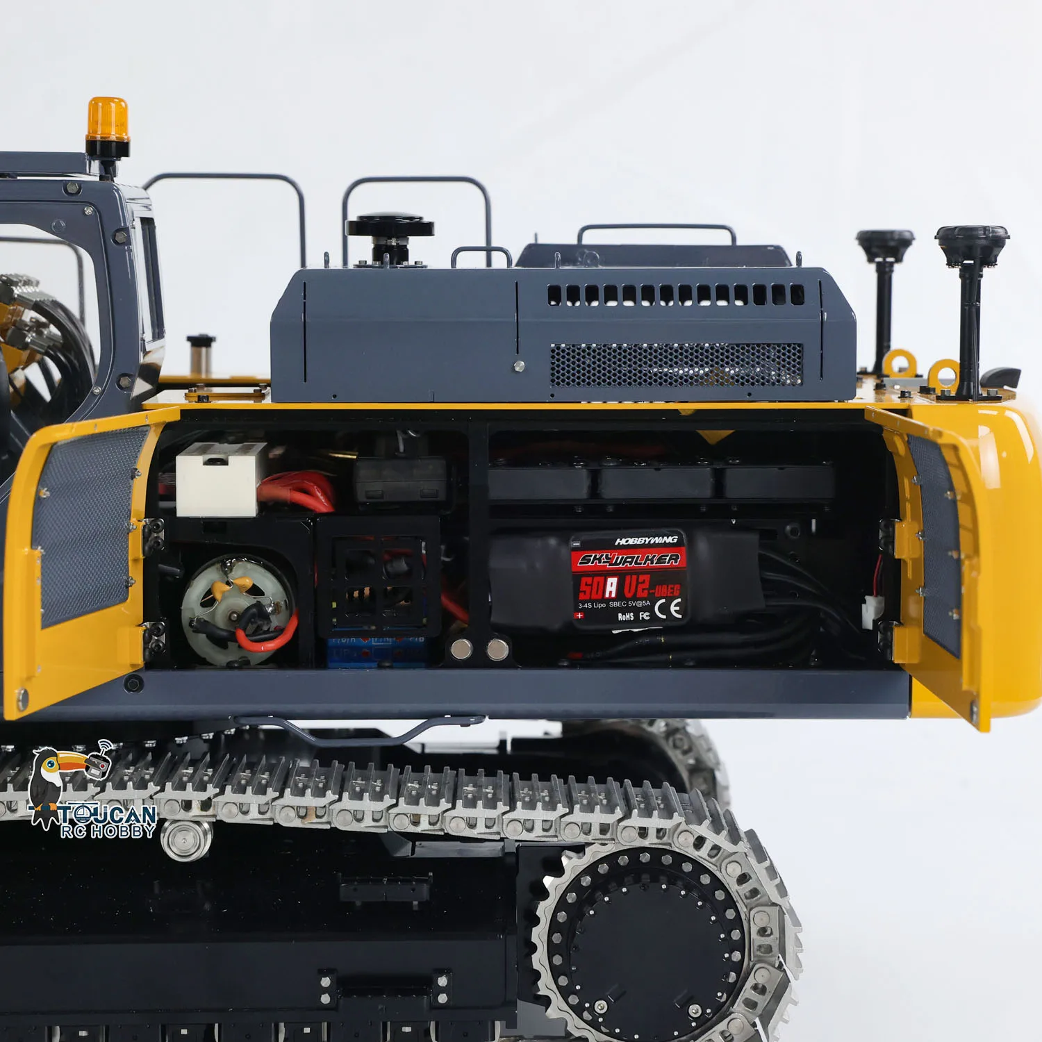 In Stock RTR LESU SK500 RC Hydraulic Excavator 1/14 PL18EVLite Remote Control Engineer Vehicle Heavy Duty Machine Model Light 5