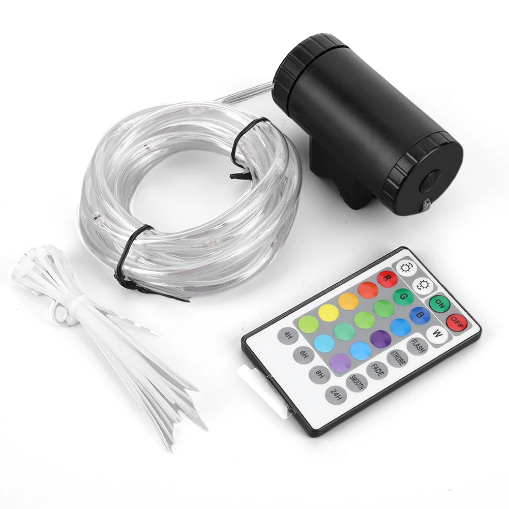 Bicycle Spoke Lights Waterproof Bike Spoke Lights 16 Colors Cycling Decoration Safety Warning Tire Strip Light Bike Accessories