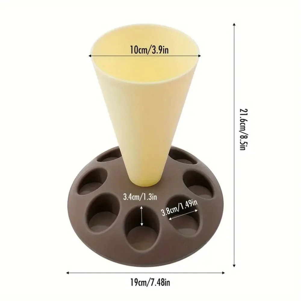 Cake Decorating Tools 8 Slots Nozzles Holder Pipping Bag And Tips Holder Baking Accessories Cake Decorating Pastry Bag Plastic