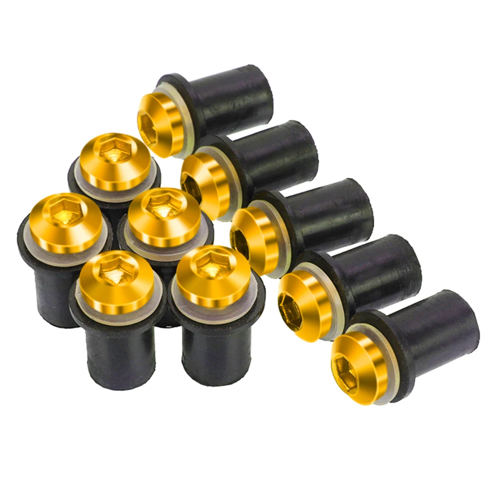 10 PCS Windscreen Bolt Screw Windshield Screw Bolt Kit FOR