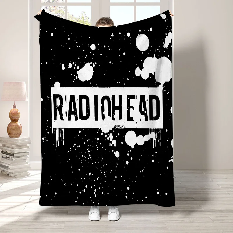 R-Radiohead Anime Blanket for Decorative Sofa Bedspread on the Bed Fluffy Soft Blankets Boho Home Decor Bedroom Decoration Throw 6