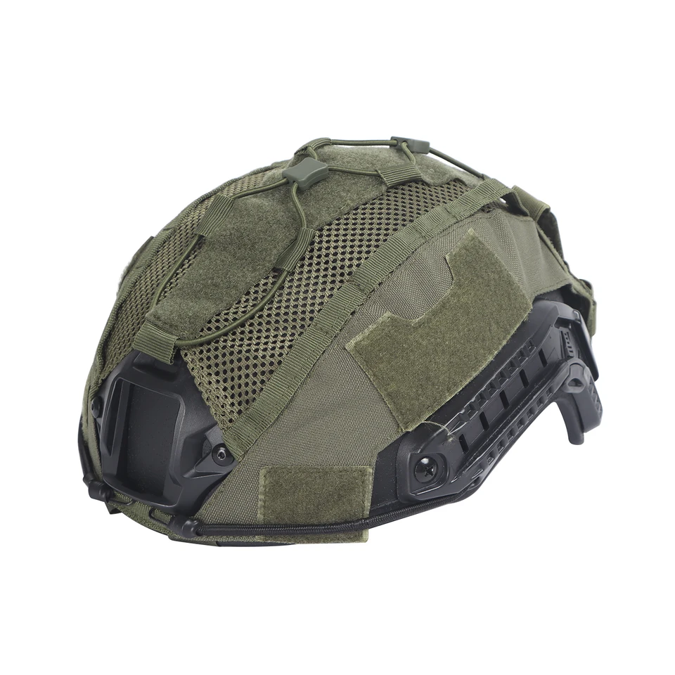 Tactical Helmet Cover For Maritime Helmet with NVG Battery Pouch Hunting Suitable for Military Use and Outdoor Activities