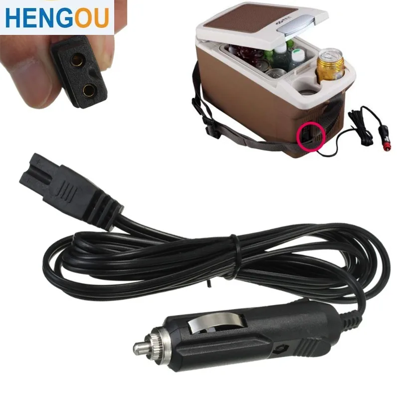 

Suitable For All Car Cooler Box Mini Fridge Cable DC 12V Car Mini Fridge 2 Pin Connection Lead Cable Wire Plug