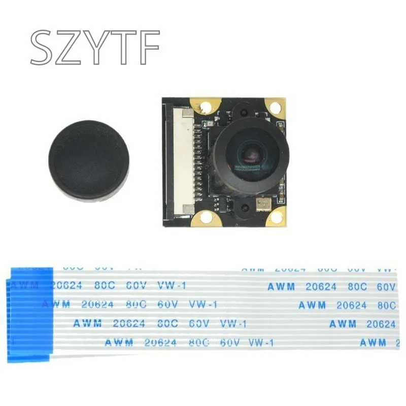 Raspberry Pi 5Mp 160 Gradi Visione Notturna 1080P Grandangolare Fisheye Ir-Cut Fotocamera Per Raspberry Pi 2B 3B + 3B Zero