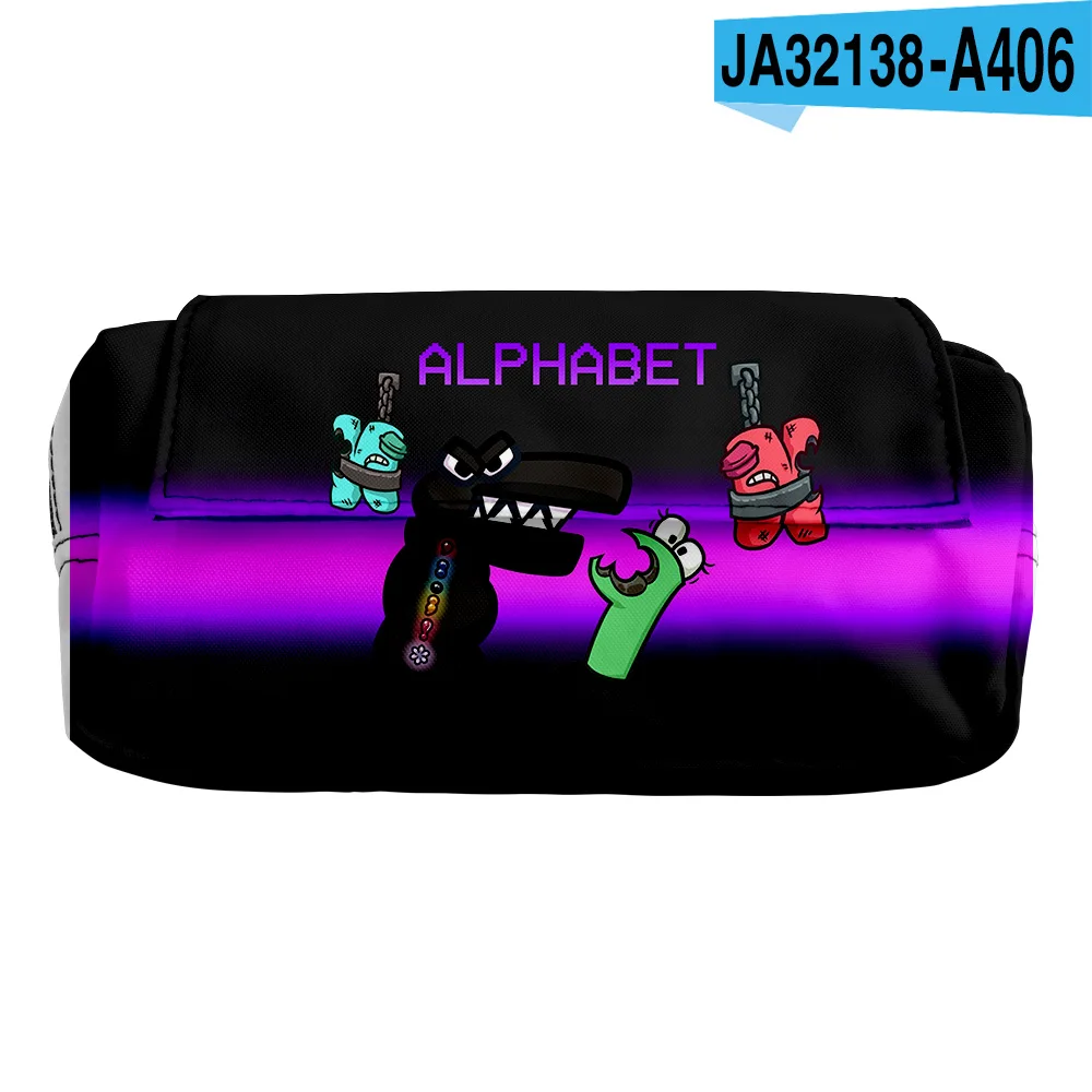 Alphabet Lore Alphabet Legend Separated Layer Pencil Case Korean Version  Pencil Case Student Pencil Case, Check Out Today's Deals Now