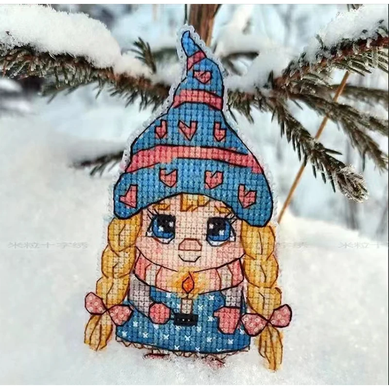 Adorable Hedgehogs with Coffee DIY Cross Stitch Kit
