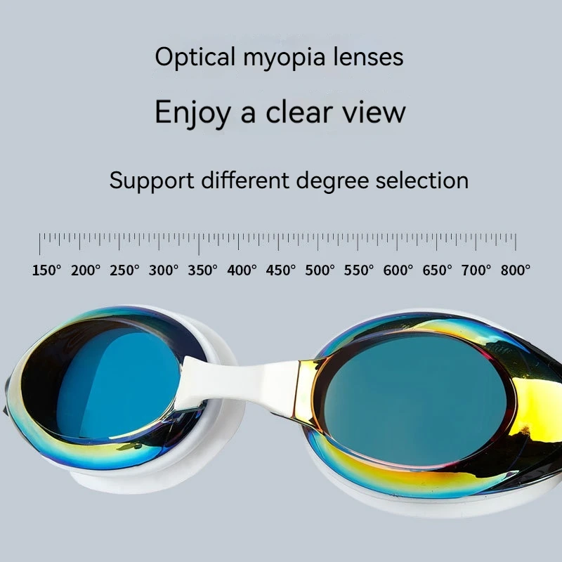 New Anti-Fog Electroplating Colorful Swimming Goggles Aquatic Sports Speed Training Waterproof Swimming Glasses Aids