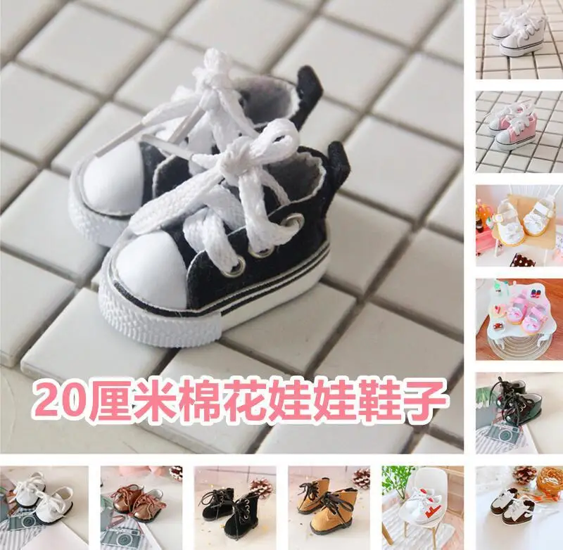 Doll Clothes for 20cm Idol Dolls Accessories Plush Doll's Clothing canvas shoe Casual Shoes Stuffed Toy Dolls Outfit for Korea vansvans vans casual shoes vn000ee3red red