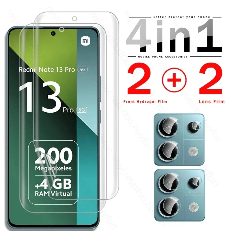 4-in-1 Hydrogel Film Screen Protector and Case