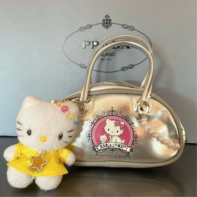 New Hello Kitty Purses and Handbags Authentic Portable Shoulder High  Capacity Shopping Bag Mommy Bag Sanrio Luxury Designer Bag - AliExpress