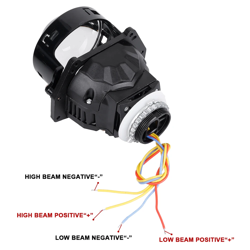 For Hella 3R G5 3 H4 Bi-led Projector Lenses For Headlight optical Lens  Car Accessories Retrofit high low beam 3.0inch hlxg 12V