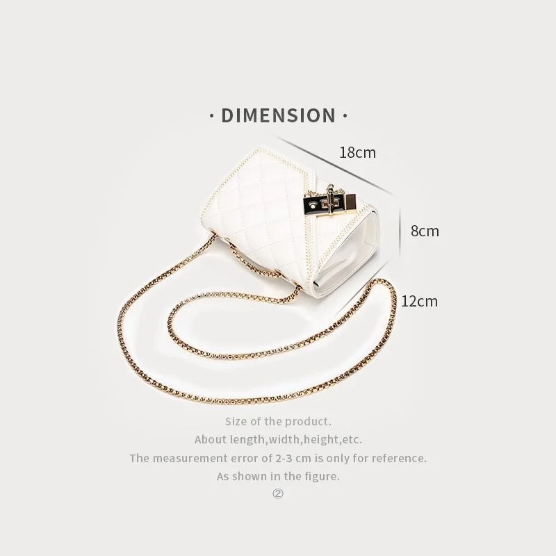 new women  texture 2022 fashion versatile net red women's s chain Single Shoulder Messenger women's  small_voghion.com