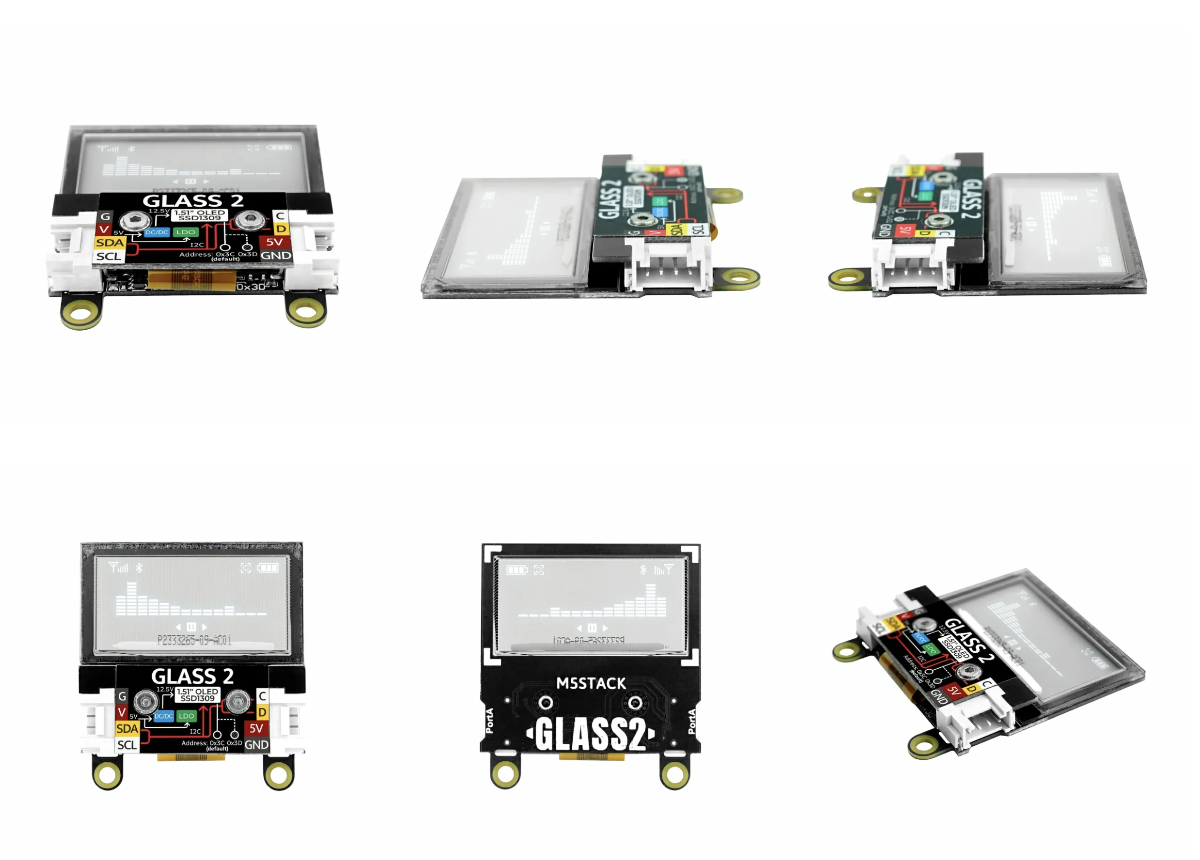 Official Glass2 Unit with 1.51inch Transparent OLED