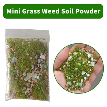 10G/30G Static Grass Terrain Powder Model with Stone Ho N Scale Military Scene Diorama Garden Decoration for Diy Model Making 1