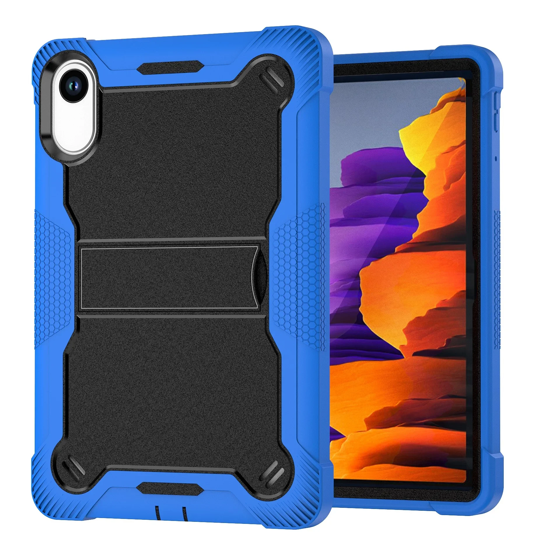 Rugged Anti-Slip Armor Case with Built-in Kickstand - Shockproof Protection