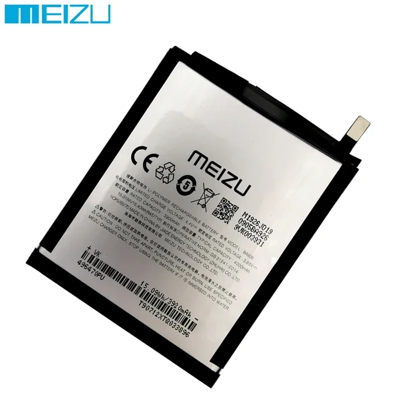 100% Original BA926 Meizu 4000mAh Battery For Meizu 16XS M1926 M926H M926Q M926 Mobile Phone High Quality Batteries Bateria