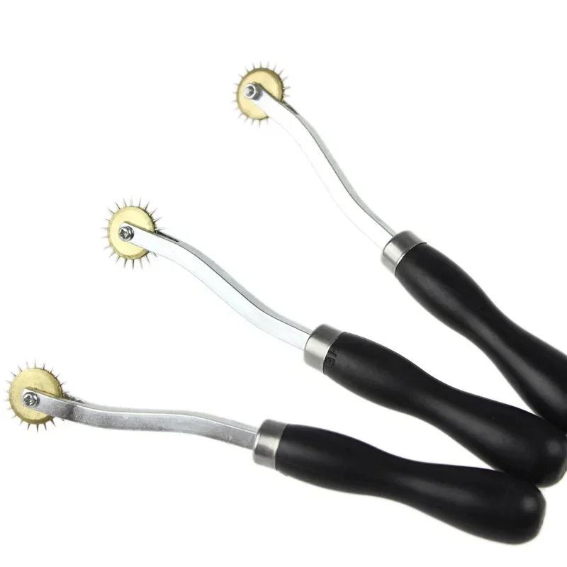 Leather Craft Tool Professional Leather Overstitch Wheel Gear Roulette Stainless Steel Spacer Sewing Leather Craft Tool Gear 4mm